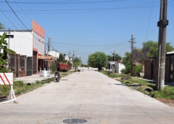 Pavimentación con hormigón armado