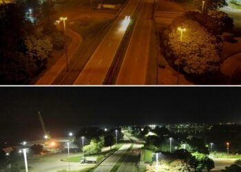 Santa Fe intensifica obras de iluminación en Circunvalación: inversión millonaria para mejorar la seguridad vial