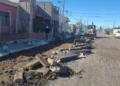 Reparación de Cordón Cuneta en Barrio Sarmiento Norte