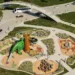 Con obras y nueva infraestructura, avanza la recuperación del emblemático Parque del Cincuentenario de San Francisco