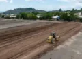 Avanzan las obras en la ex Playa San Agustín con material reciclado de cauces aluvionales