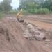 obras de refuerzo del canal Cacique Guaymallén para prevenir crecidas