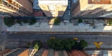 intervención del corredor san juan con nuevos estacionamientos y mejoras de infraestructura